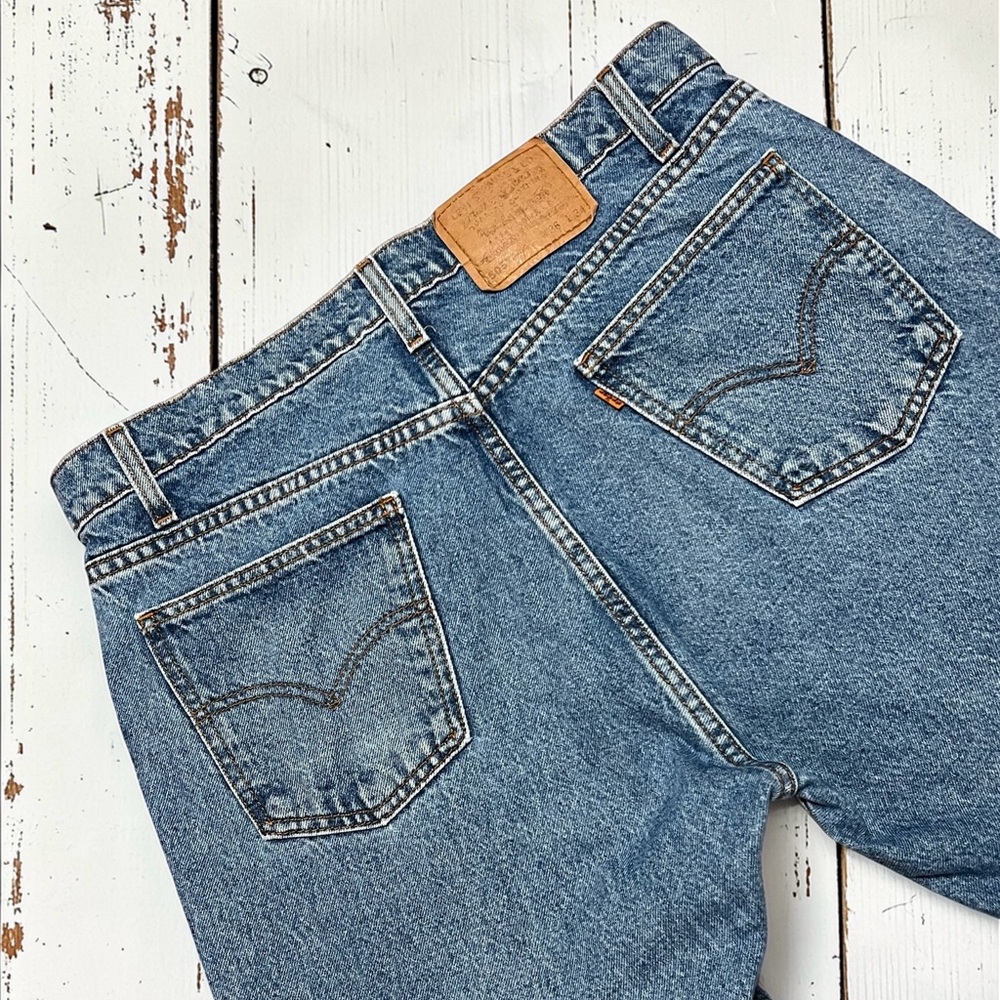 Vtg Levi's 505 Jeans 1997 Orange Tab 36 x 32 Straight Leg Heritage 90s Y2K